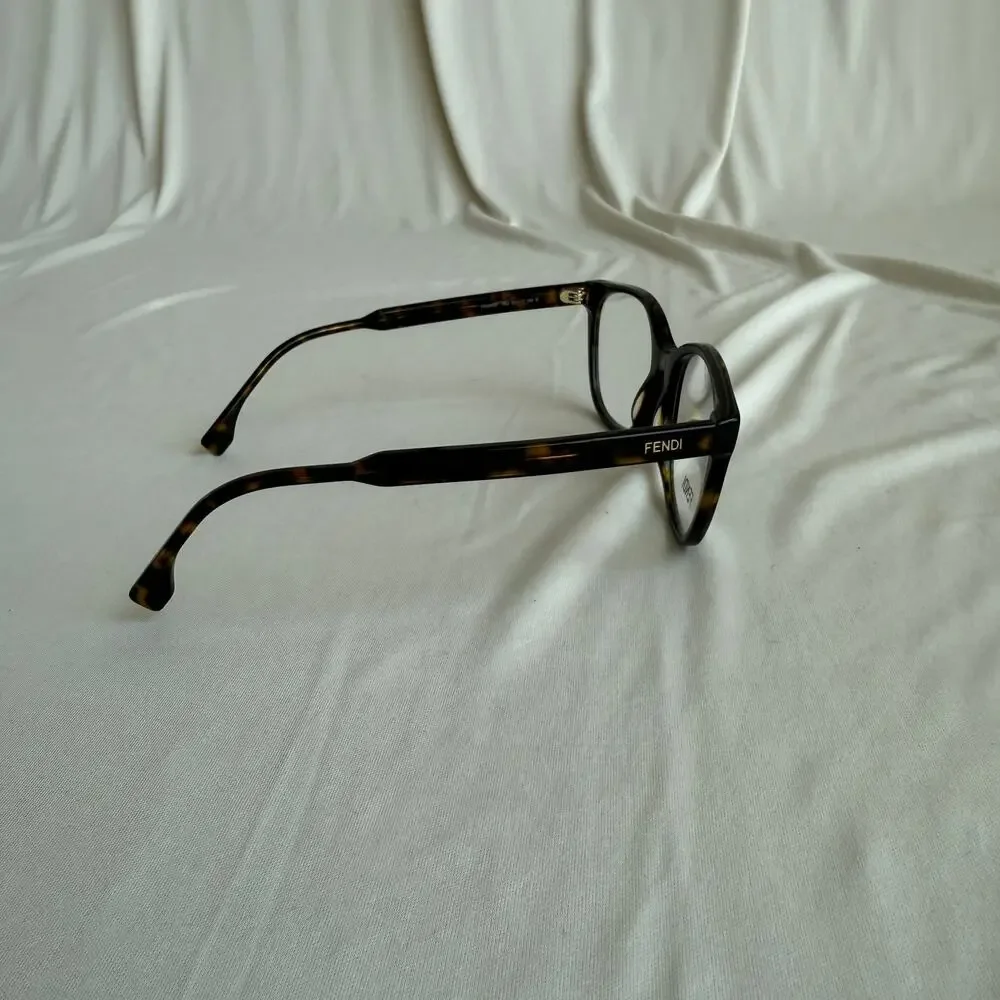 Fendi FE50059I Eyeglasses - Dark Havana Tortoiseshell, Made in Italy